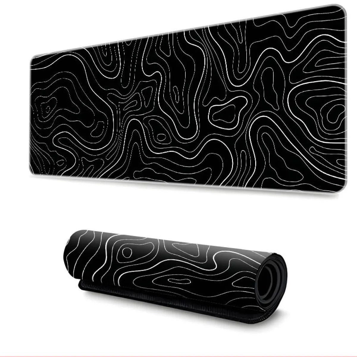 Sleek Rubber Cloth Mouse Mat
