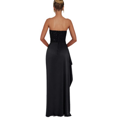 Chic Split Spring Party Dress