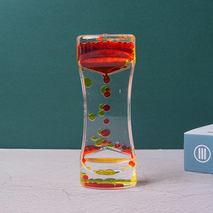 Bi-Color Acrylic Sandglass Decor