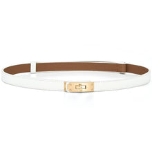 Elegant 2-in-1 Slim Leather Belt