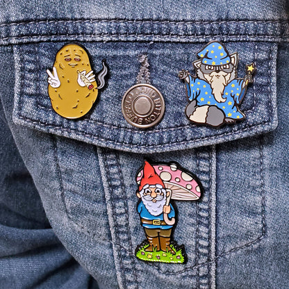 Enchanted Gnome Enamel Pin