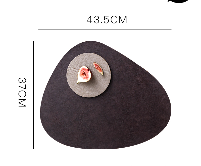 Elegant Waterproof Leather Placemat