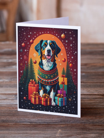 Appenzeller Sennenhund Christmas Card Set of 8