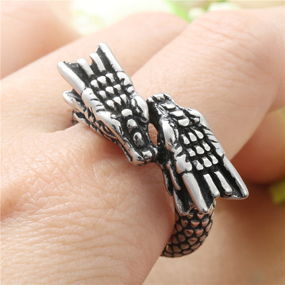 Dragon Essence Titanium Steel Ring