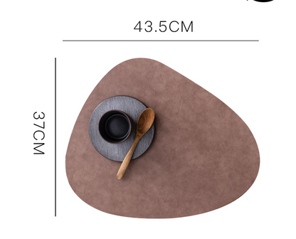 Elegant Waterproof Leather Placemat
