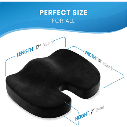 ErgoComfort Memory Foam Cushion