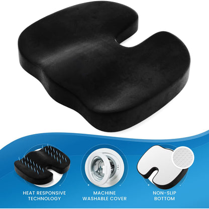 ErgoComfort Memory Foam Cushion