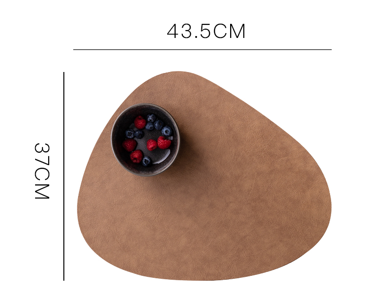Elegant Waterproof Leather Placemat