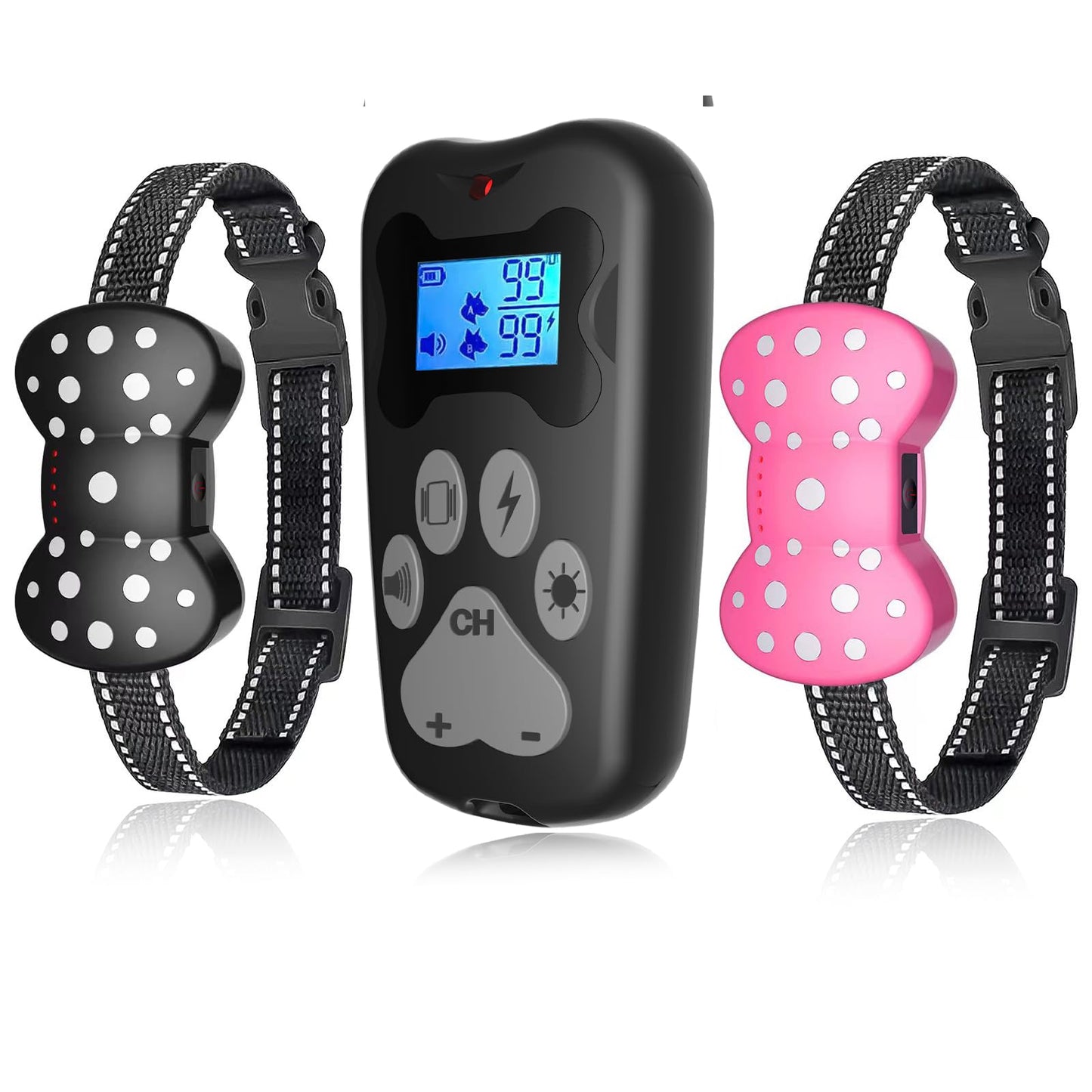 HASAN SPECIAL - Dual Dog Training Collar with 3000Ft Remote