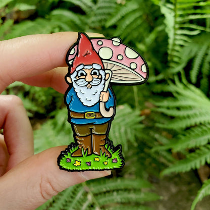 Enchanted Gnome Enamel Pin