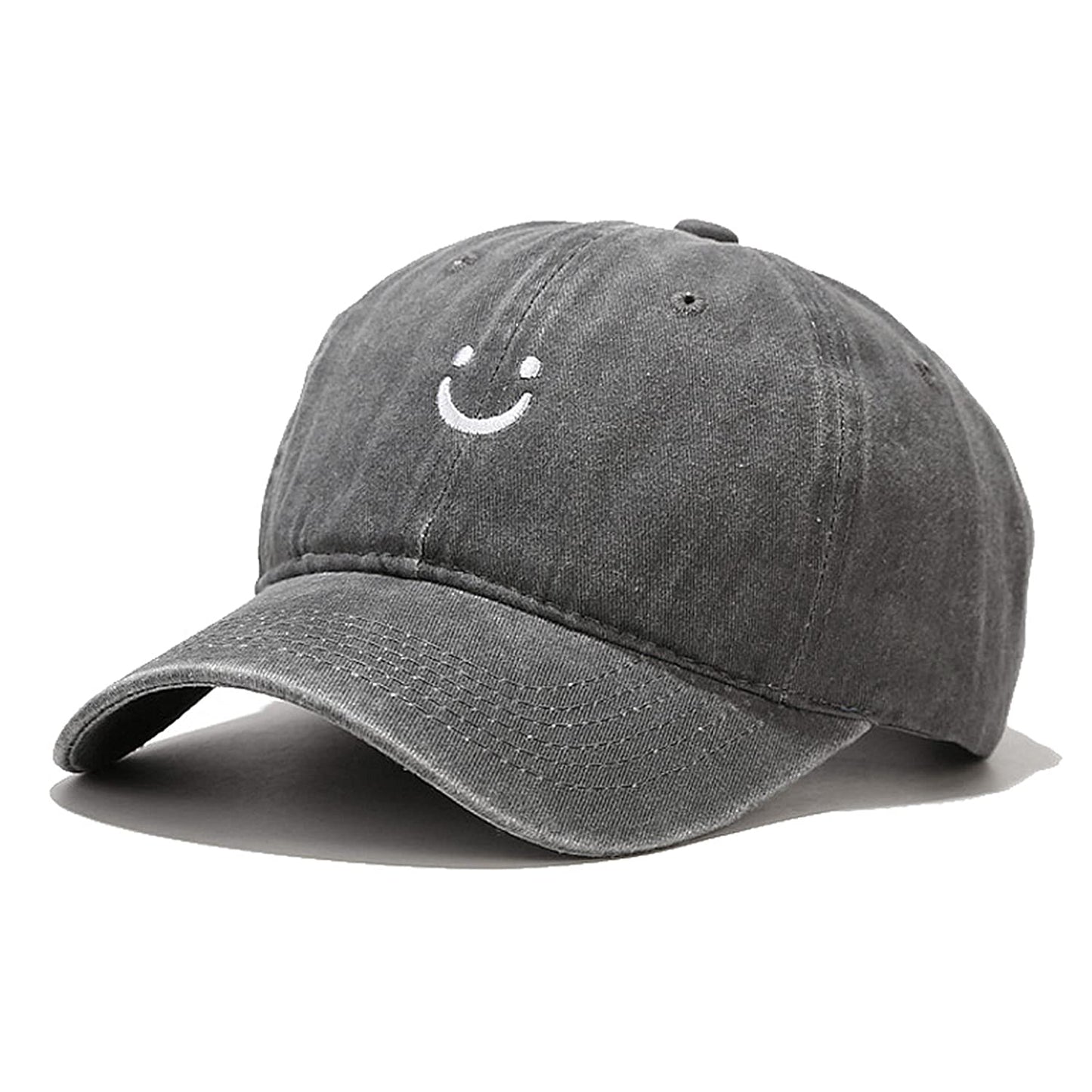 Smile Retro Cotton Cap Adjustable - Unisex