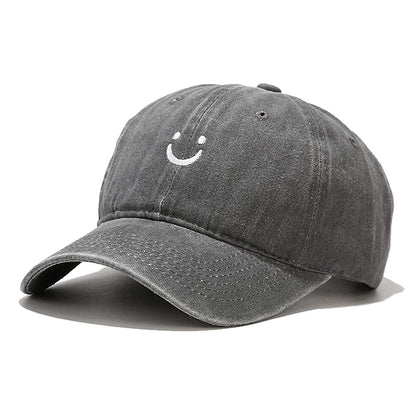 Smile Retro Cotton Cap Adjustable - Unisex