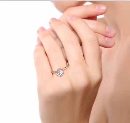 Sterling Silver 925 Elegance Ring